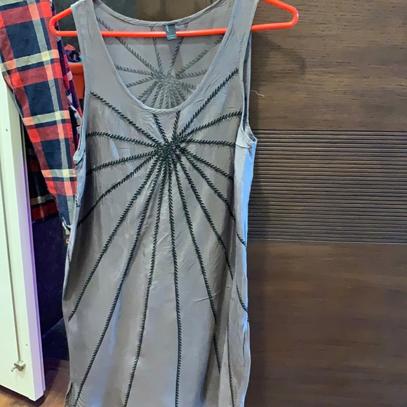 Sparkle at night - Vero Moda grey top. Black lace gungee. - Picture 4 of 9